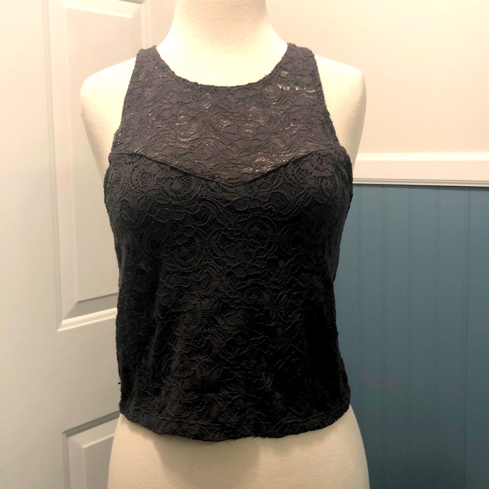 Lace crop top